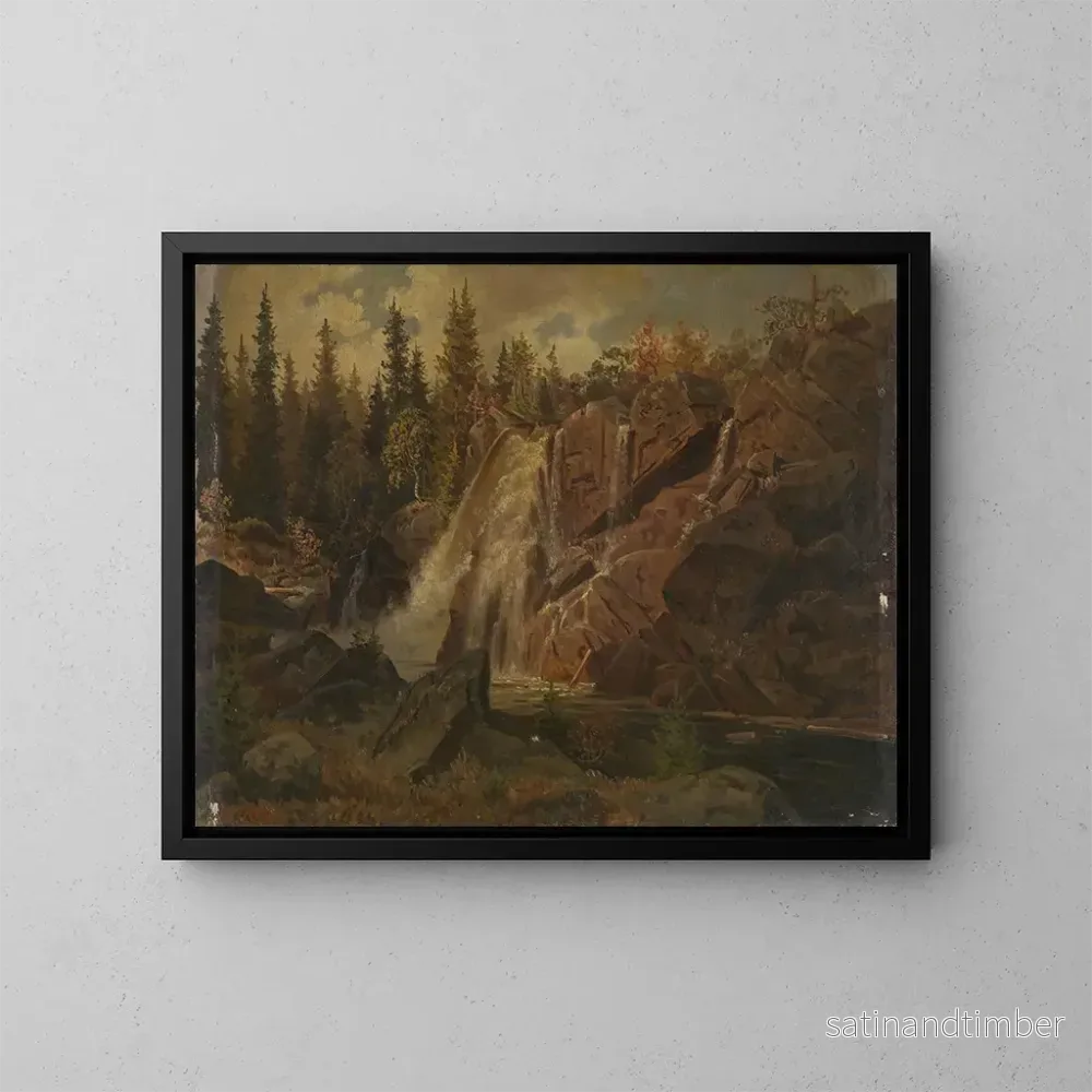 Reproduktion av målningen Landskap norsk - Johan Fredrik Eckersberg
