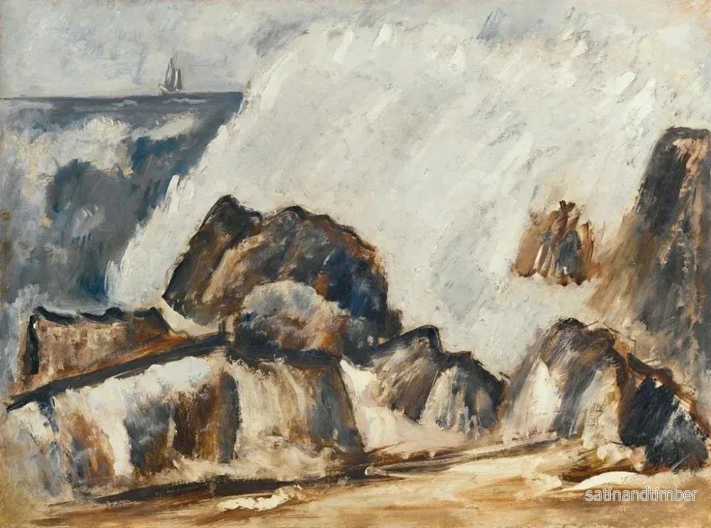 Reproduktion av målningen Vågstorm - Marsden Hartley - Bild 2