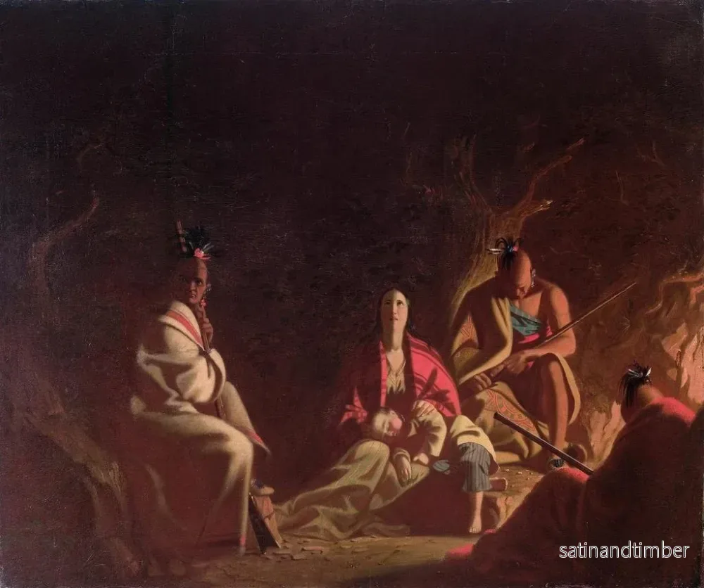 Reproduktion av målningen Fångad av indianer - George Caleb Bingham - Bild 2