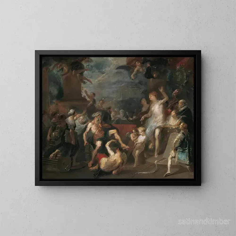 Reproduktion av målningen Allégorie av en prisutdelning vid Wiens akademi under Wenzel Anton Frst von Kaunitz-Rietberg – Franz Anton Maulbertsch Reproduktion av målningen Allégorie av en prisutdelning vid Wiens akademi under Wenzel Anton Frst von Kaunitz-Rietberg – Franz Anton Maulbertsch