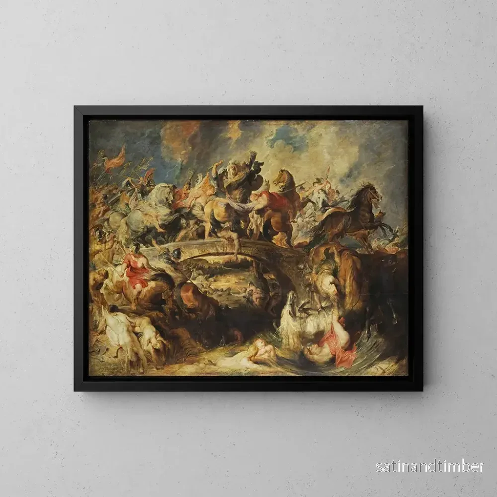 Reproduktion av målningen La bataille des Amazones - Peter Paul Rubens