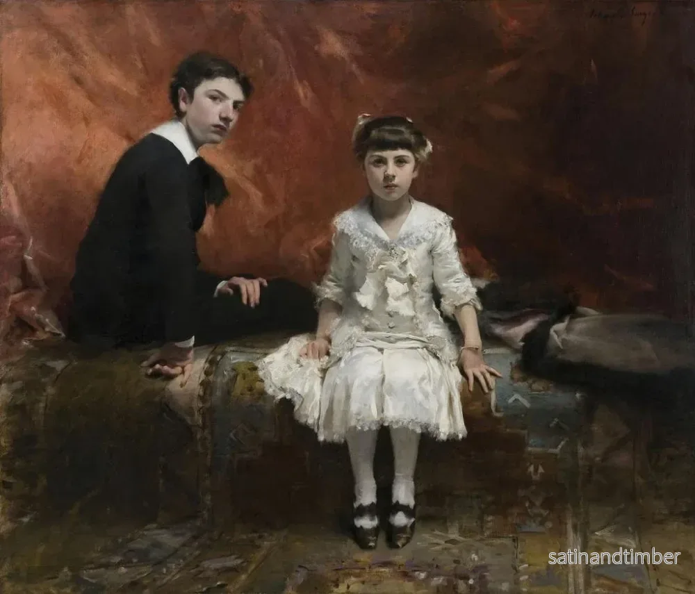 Reproduktion av målningen Portrait av Édouard och Marie-Louise Pailleron - John Singer Sargent - Bild 2