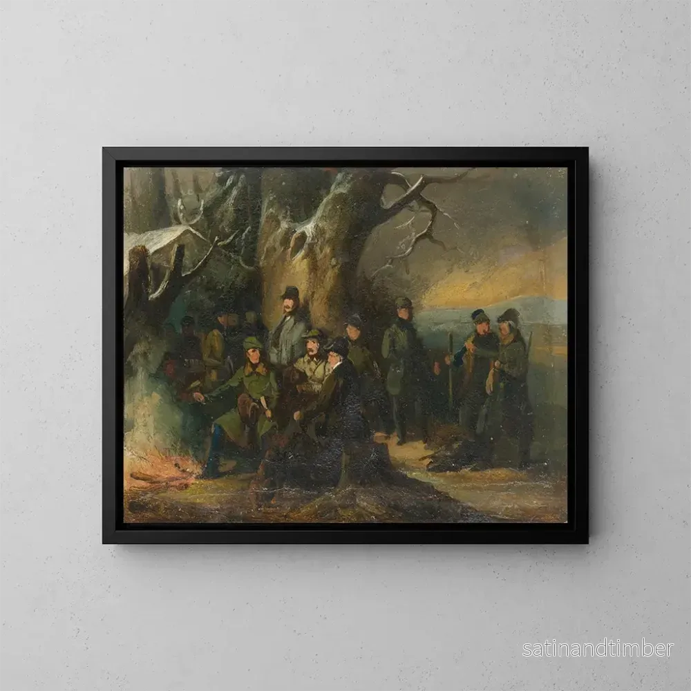 Reproduktion av målningen Jakt stor-ducale – Johann Baptist Kirner Reproduktion av målningen Jakt stor-ducale – Johann Baptist Kirner