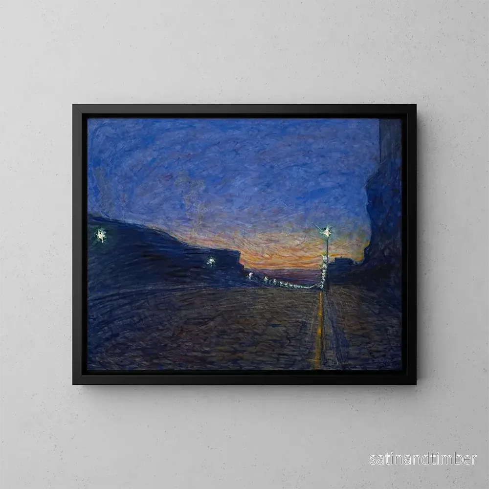 Reproduktion av målningen Hornsgatan – Eugène Jansson Reproduktion av målningen Hornsgatan – Eugène Jansson