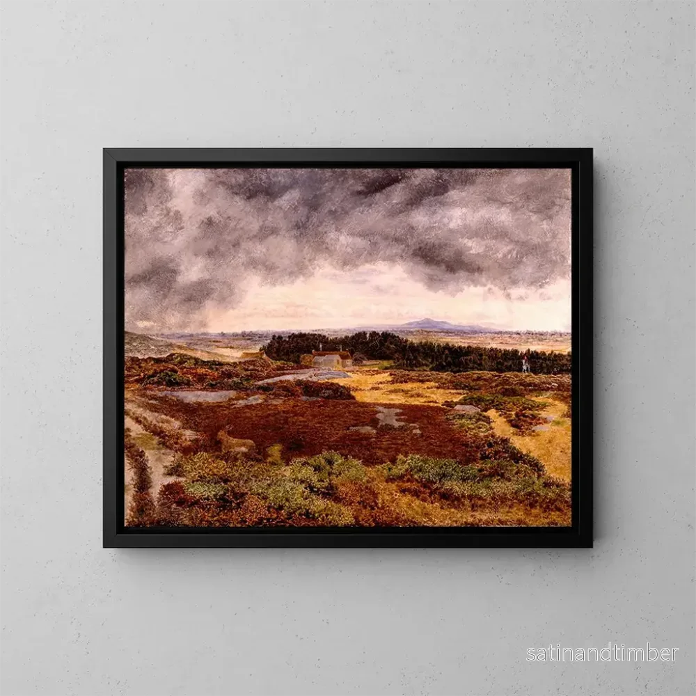 Reproduktion av målningen Vue depuis Bidston Hill - William Davis