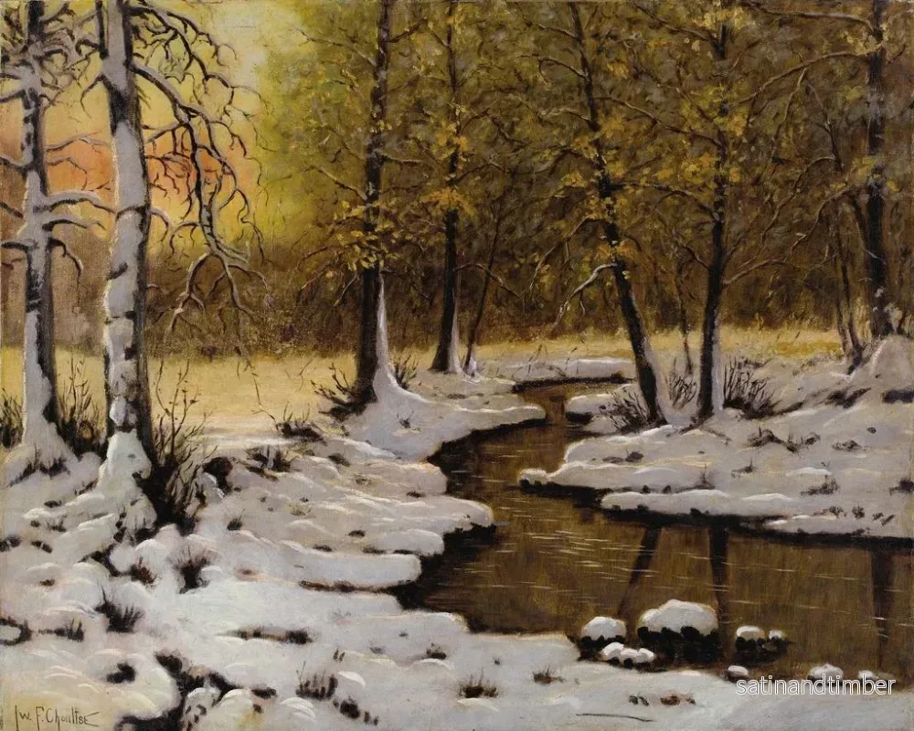 Reproduktion av målningen Lumière du soir - Ivan Fedorovich Choultse - Bild 2