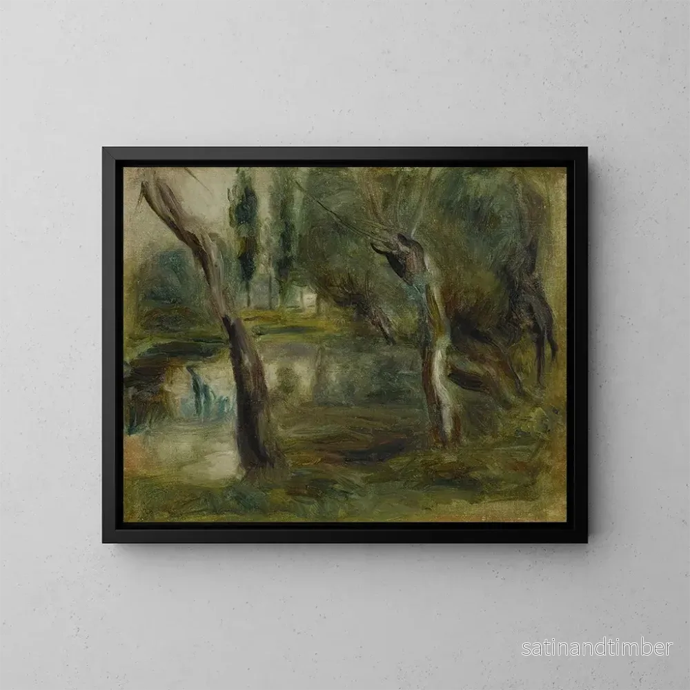 Reproduktion av målningen Säl vid kanten av en damm - Pierre-Auguste Renoir