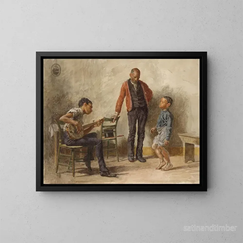 Reproduktion av målningen La leçon de danse - Thomas Eakins
