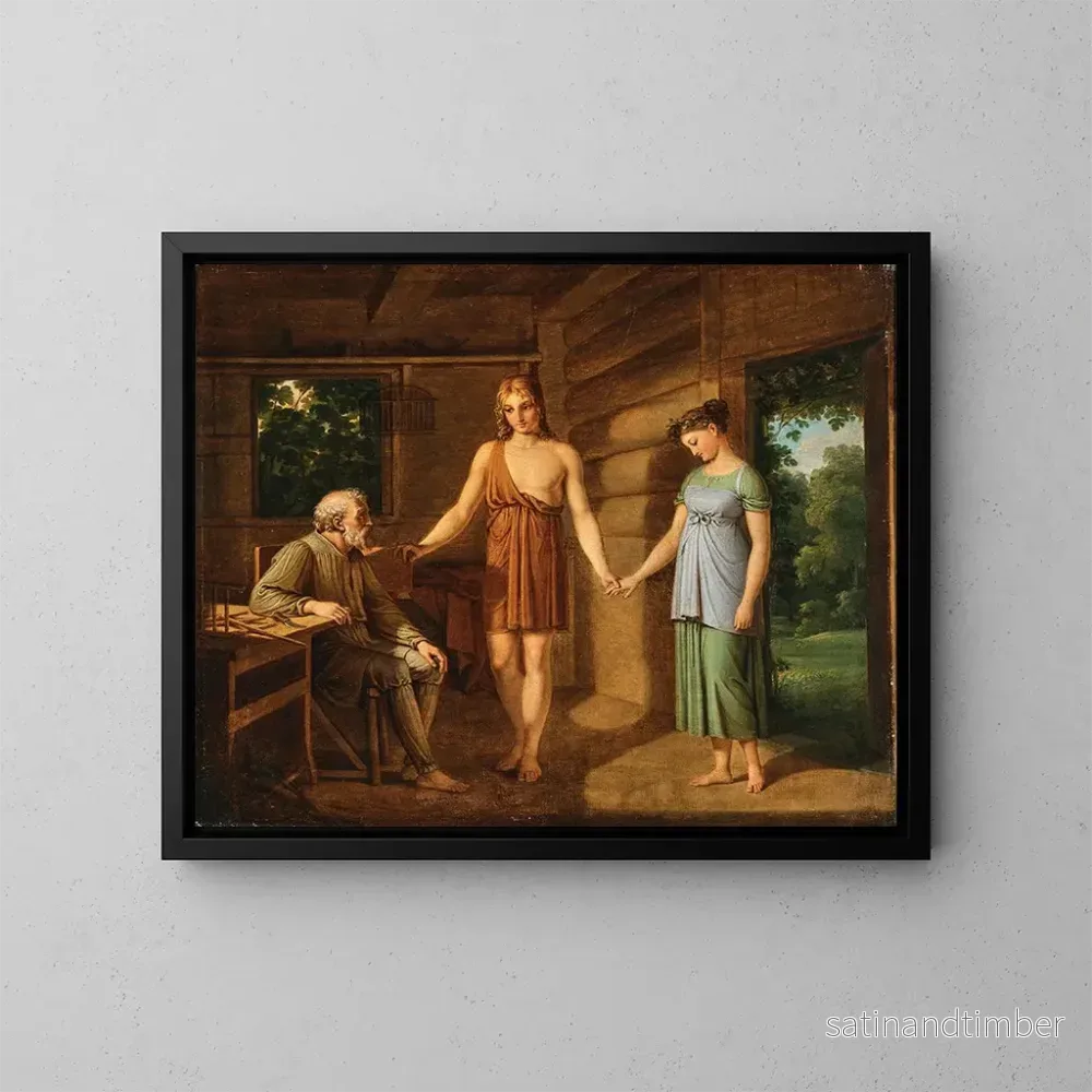 Reproduktion av målningen La Présentation de la Mariée - Eberhard Wächter