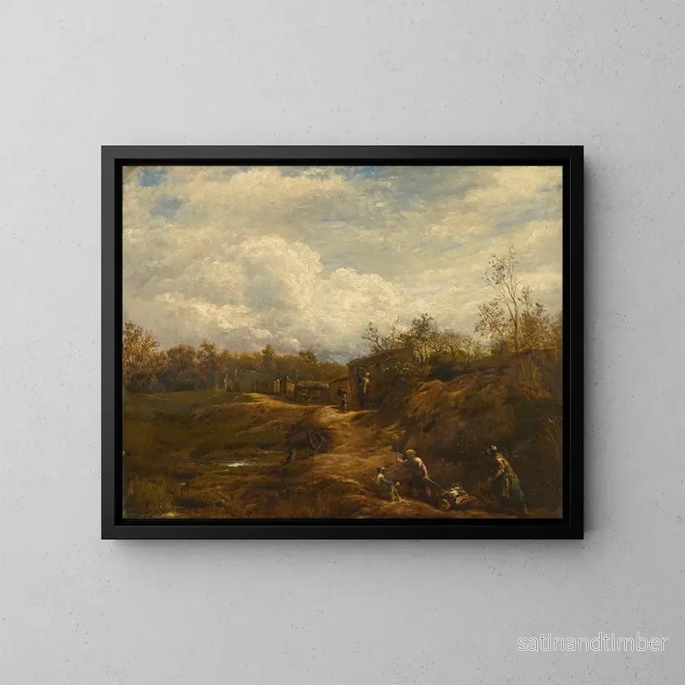 Reproduktion av målningen En engelsk landskap - John Linnell