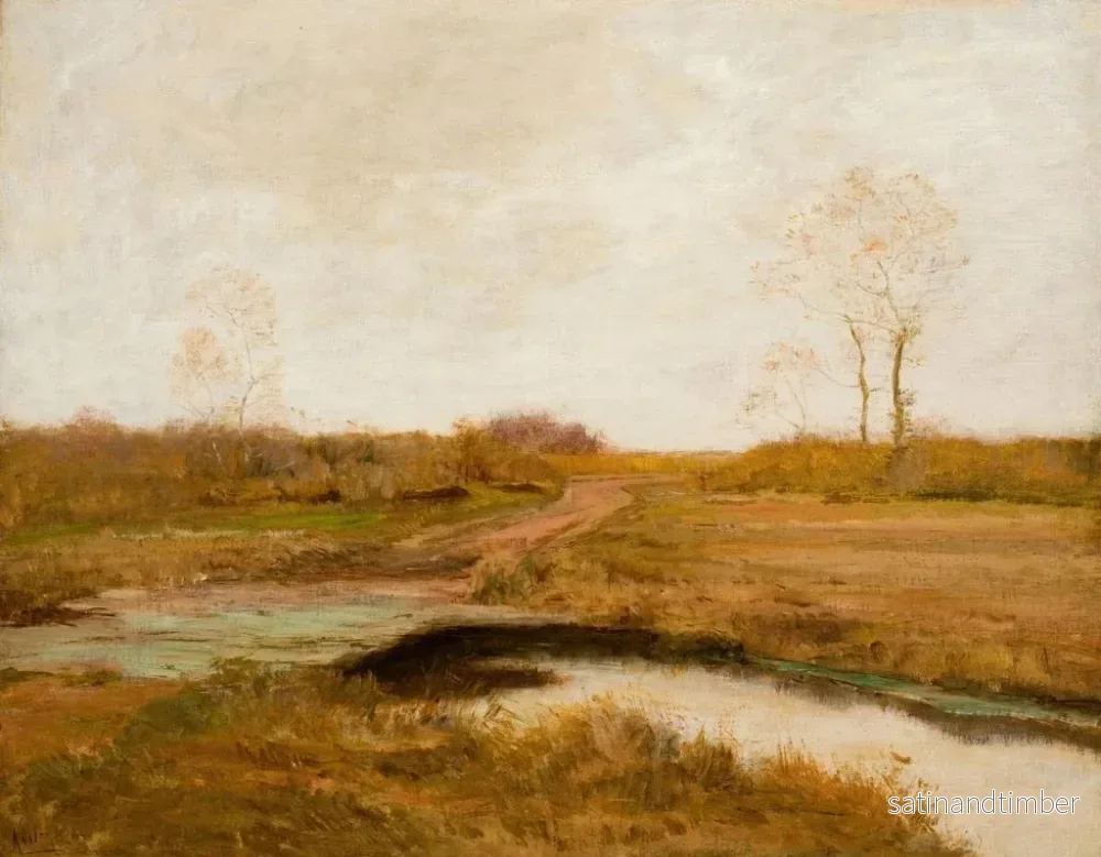 Reproduktion av målningen Marais de Southfield, Staten Island - Frederick W Kost - Bild 2