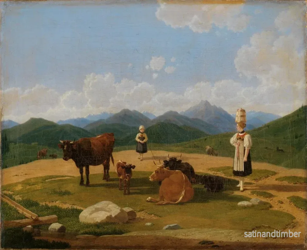Reproduktion av målningen På fjället - Wilhelm von Kobell - Bild 2