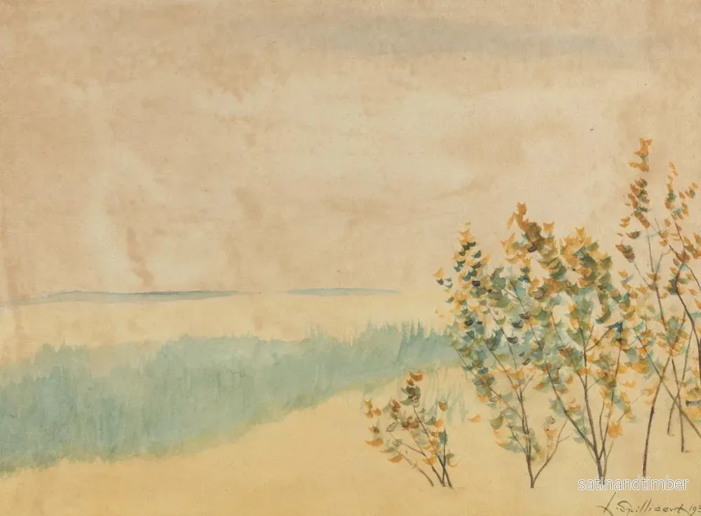 Reproduktion av målningen Landskap - Léon Spilliaert - Bild 2