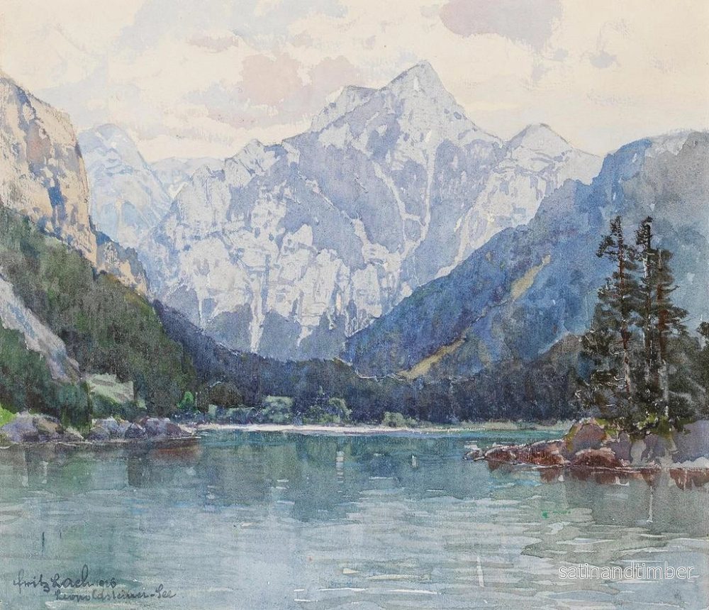 Reproduktion av målningen Lac de Leopoldsteiner - Fritz Lach - Bild 2