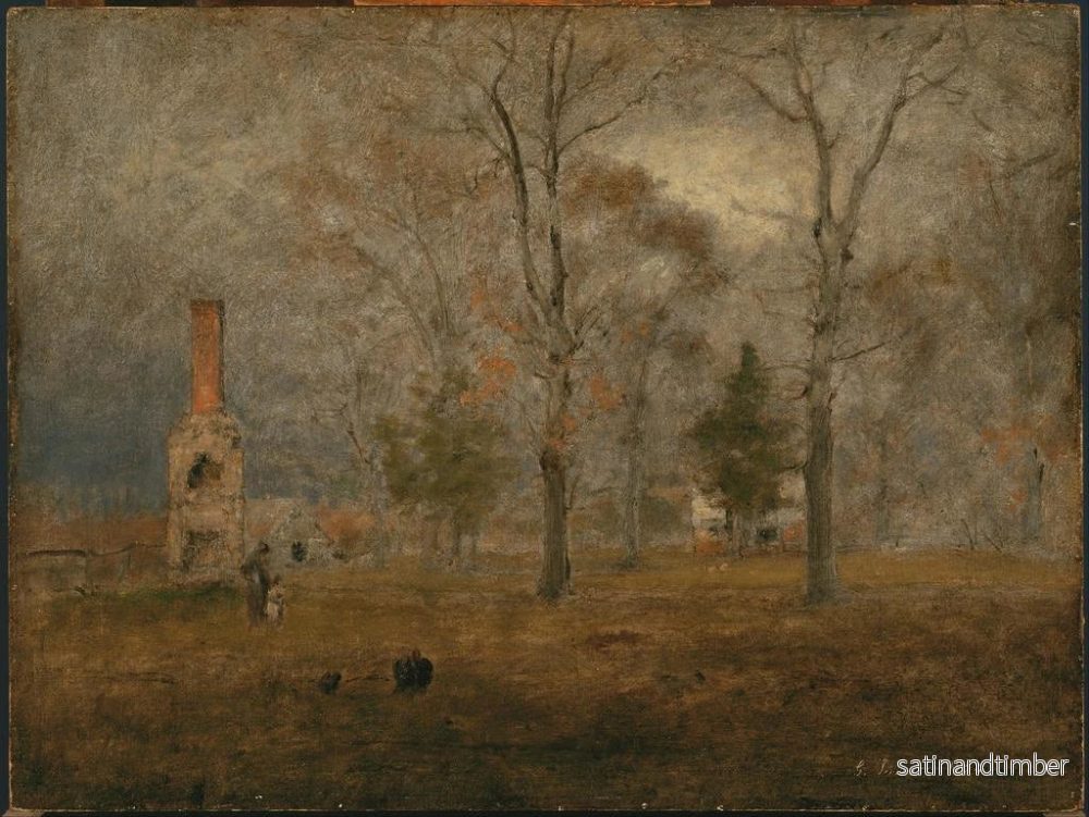 Reproduktion av målningen Jour gris à Goochland - George Inness - Bild 2