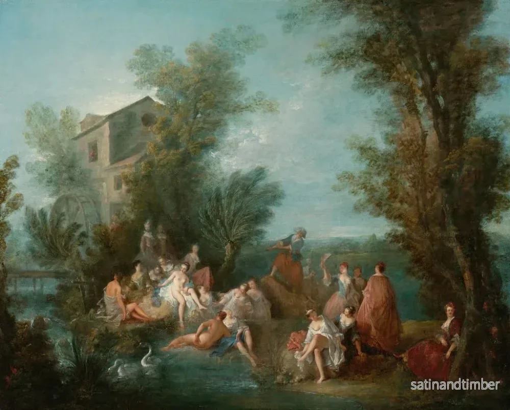 Reproduktion av målningen Fête champêtre - Bonaventure de Bar - Bild 2