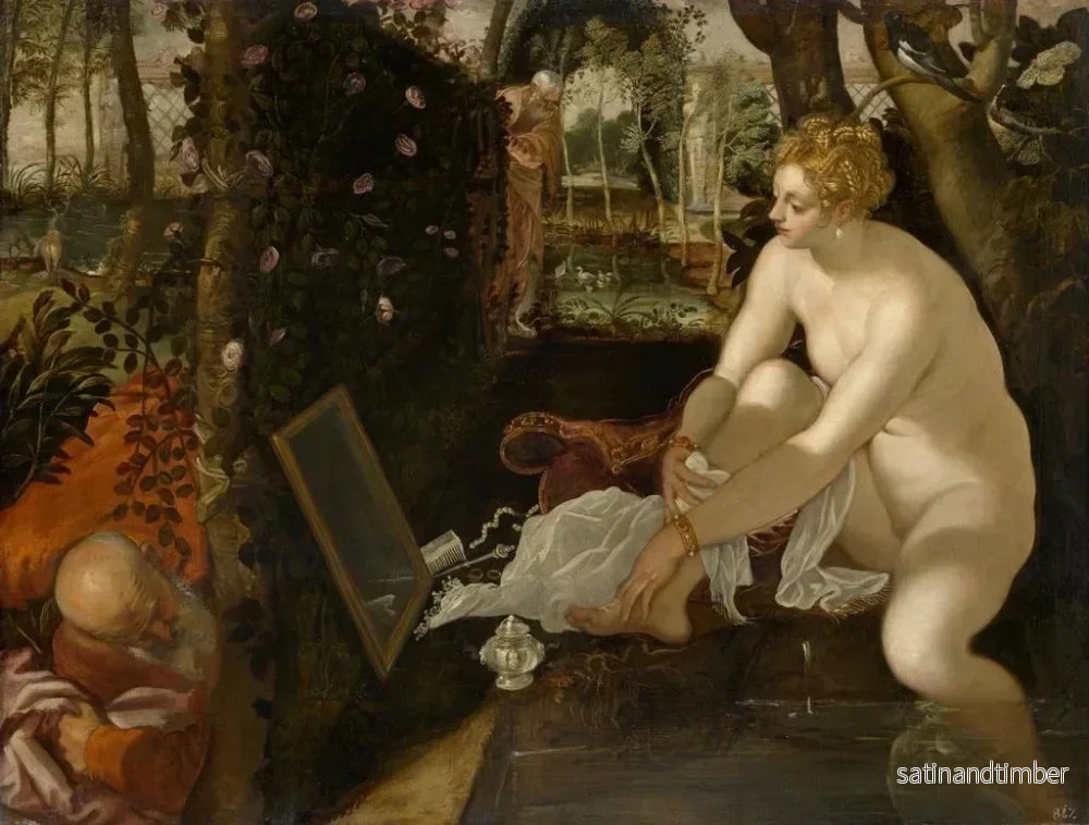 Reproduktion av målningen Susanne och de äldre - Jacopo Tintoretto - Bild 2