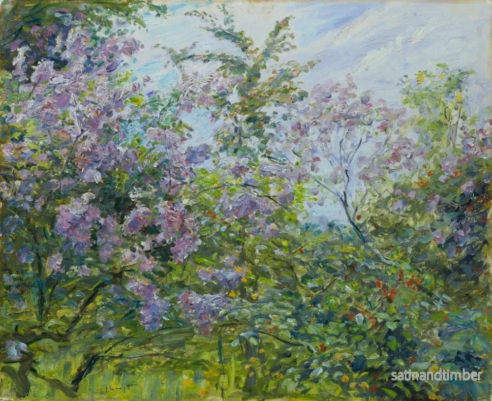 Reproduktion av målningen Lilas i blommor - Max Slevogt - Bild 2