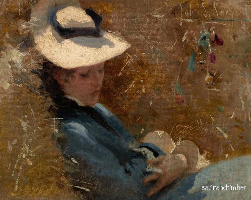 Reproduktion av målningen Repos - John Singer Sargent - Bild 2