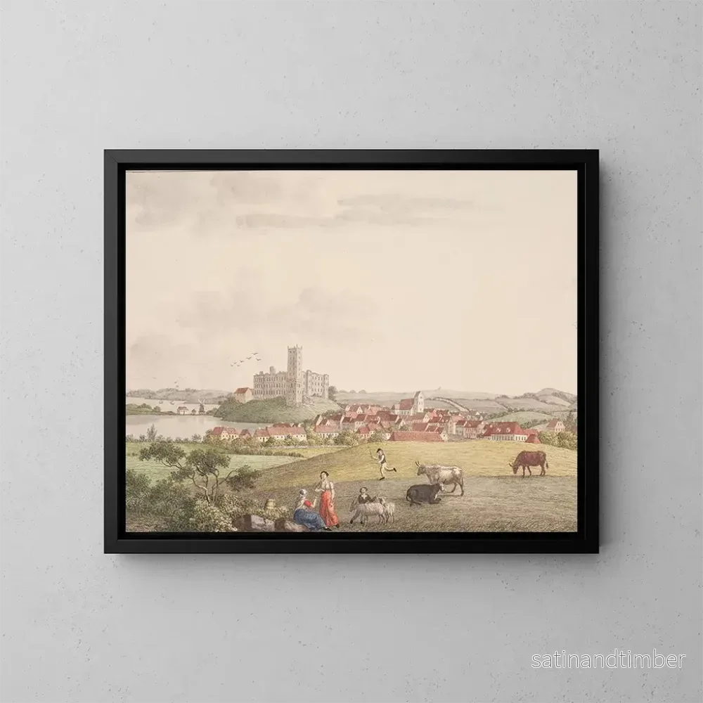 Reproduktion av målningen Kolding – Søren L. Lange Reproduktion av målningen Kolding – Søren L. Lange