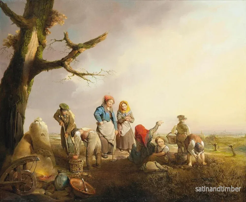Reproduktion av målningen Les pommes de terre - Friedrich Otto Georgi - Bild 2