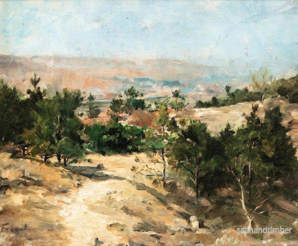Reproduktion av målningen Pins sur le plateau de Malzville - Émile Friant - Bild 2