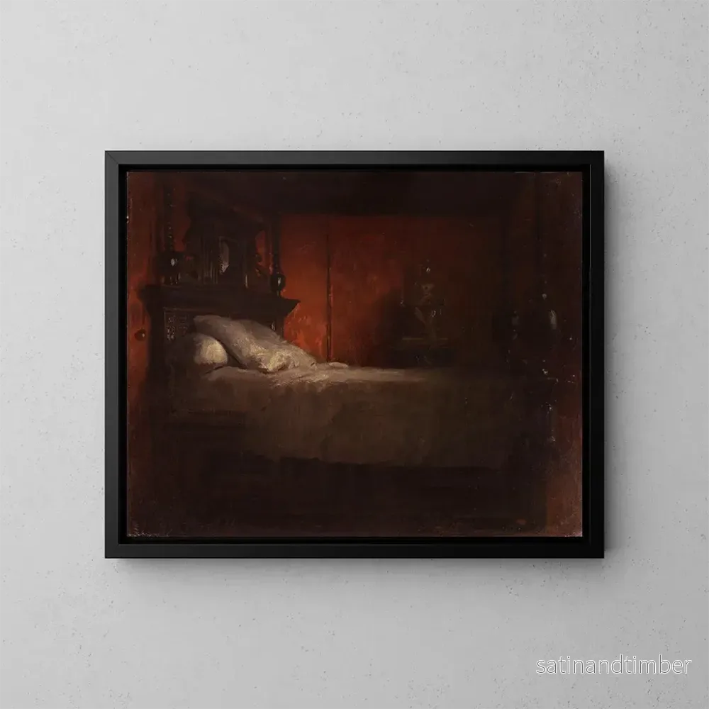 Reproduktion av målningen La chambre de Victor Hugo, avenue d'Eylau - Désiré François Laugée