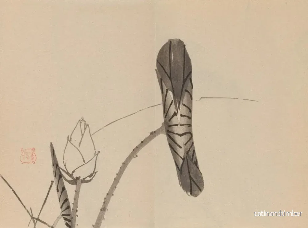 Reproduktion av målningen Keinen shugajō Pl. 43 - Imao Keinen - Bild 2