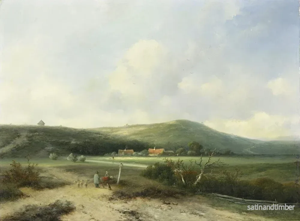 Reproduktion av målningen Vue dans les dunes - Johannes Franciscus Hoppenbrouwers - Bild 2