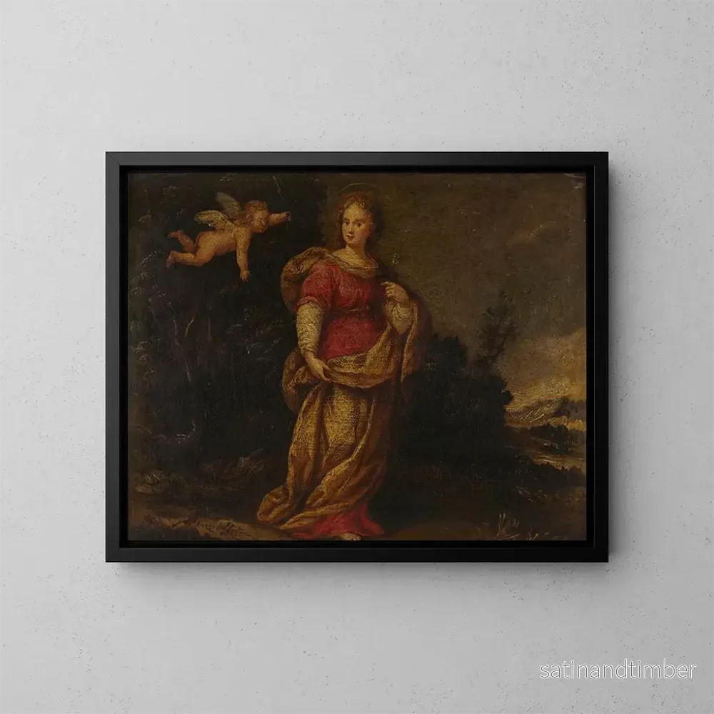 Reproduktion av målningen av Sankt Lucia - Pasquale Ottino