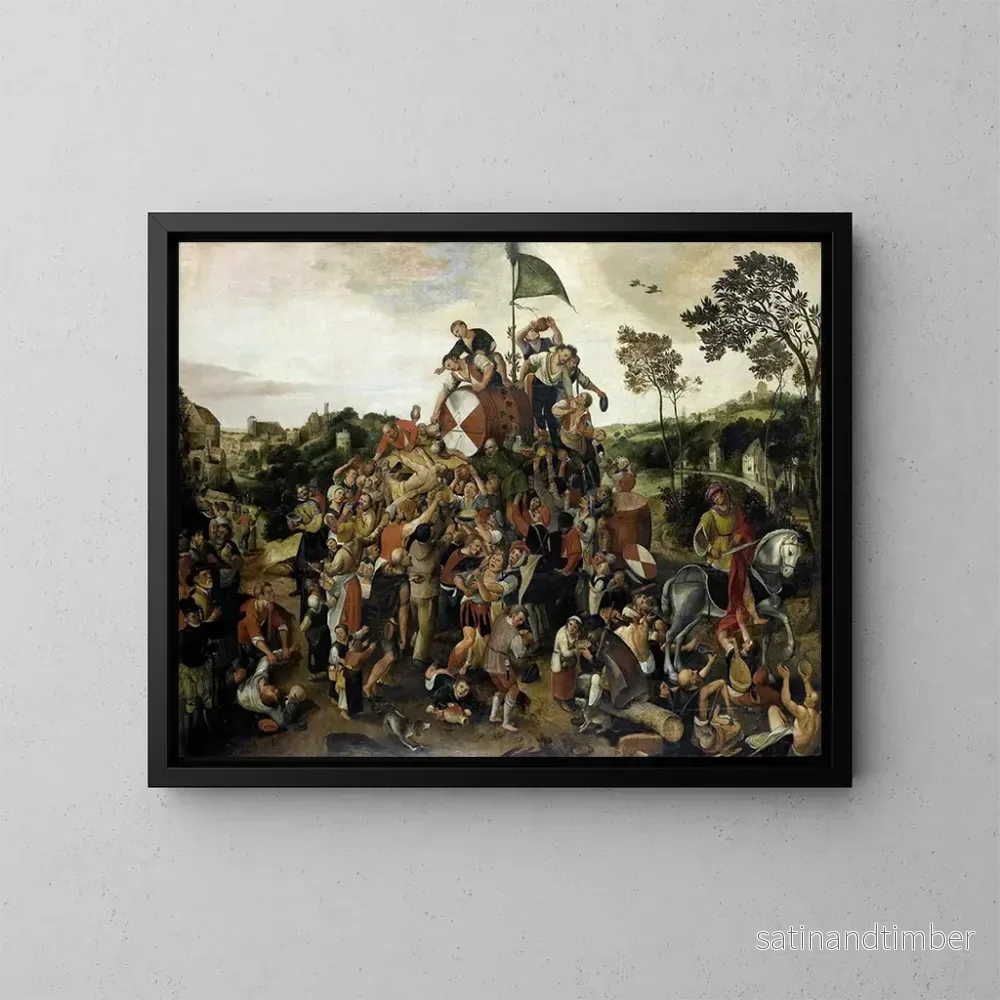 Reproduktion av målningen La kermesse de la Saint-Martin - Peeter Baltens
