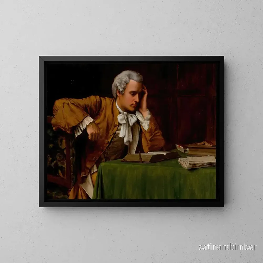 Reproduktion av målningen Gentilhomme lisant - George Sloane