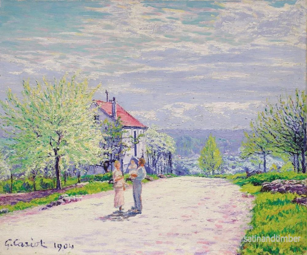 Reproduktion av målningen La famille - Gustave Cariot - Bild 2