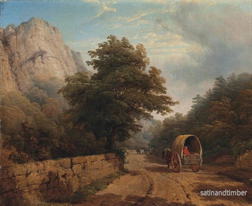 Reproduktion av målningen High Tor, Matlock, Derbyshire - Thomas Baker - Bild 2