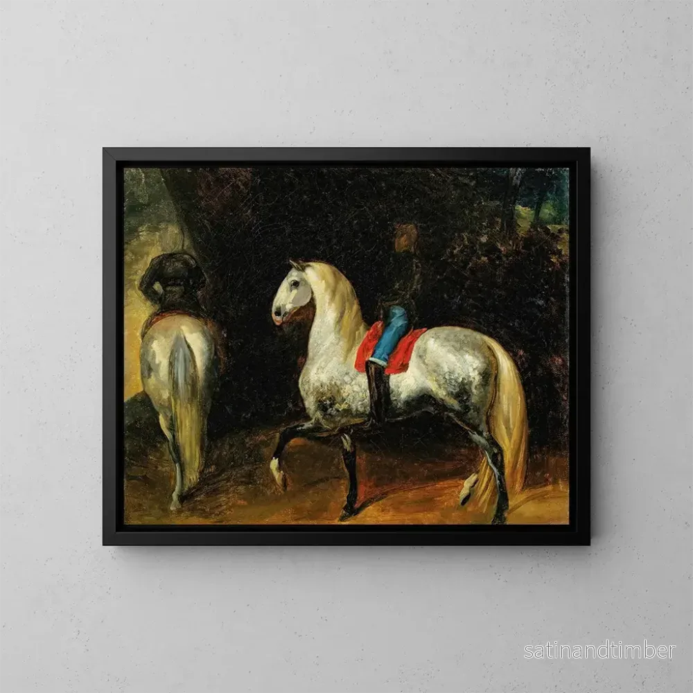Reproduktion av målningen Le Mangeur - Théodore Géricault