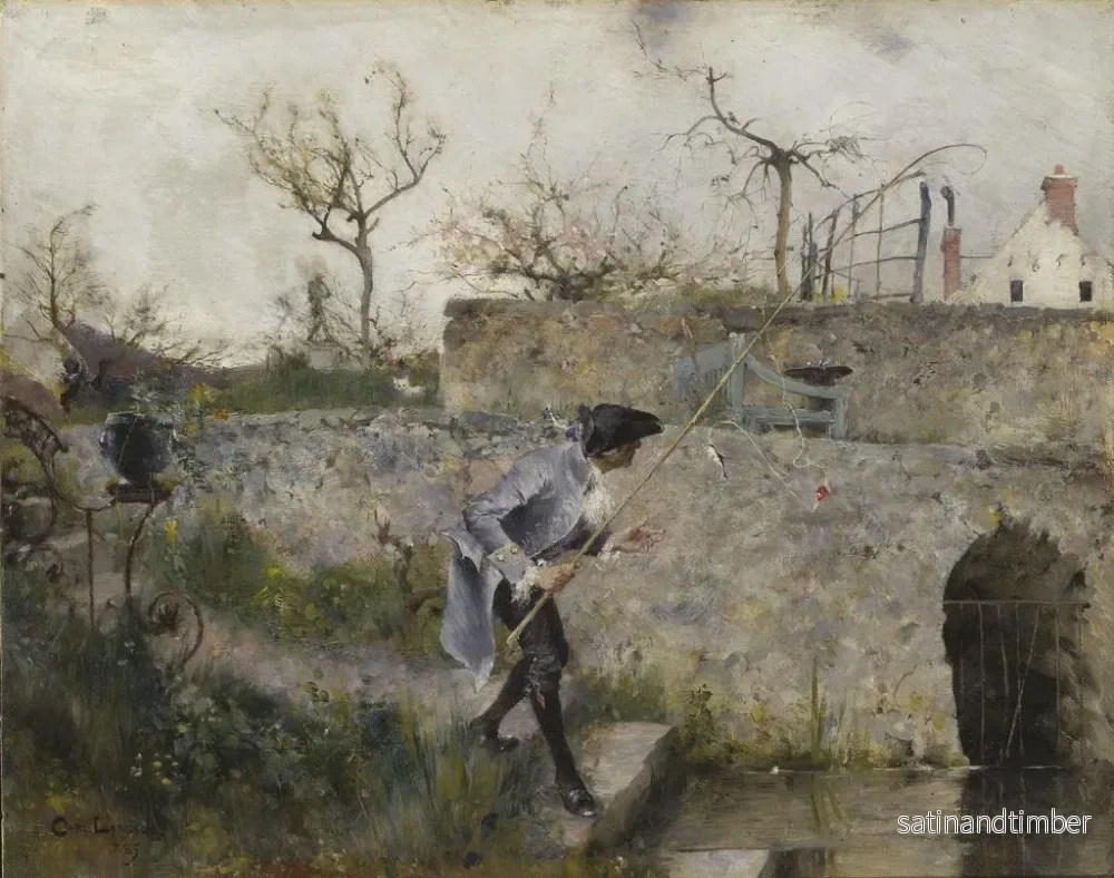 Reproduktion av målningen En tugga - Carl Larsson - Bild 2