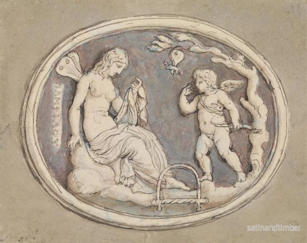 Reproduktion av målningen Pamphilie - Edward Francis Burney - Bild 2