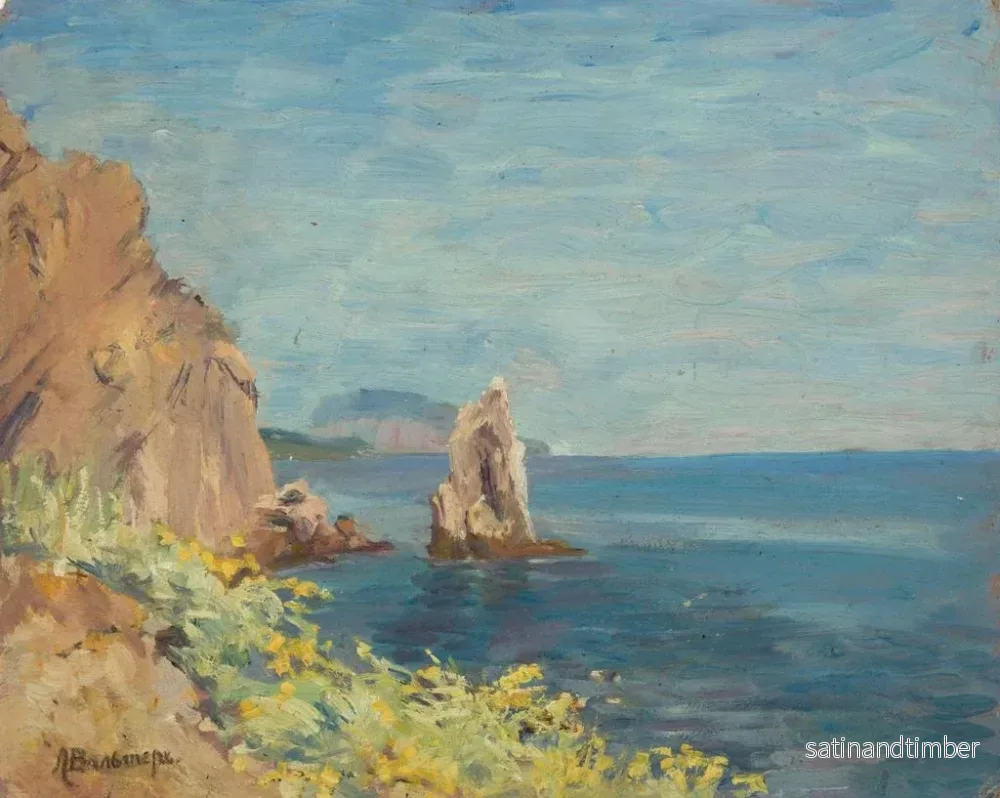 Reproduktion av målningen Vue mellan Jalta och Hursuf - Lilly Walther - Bild 2