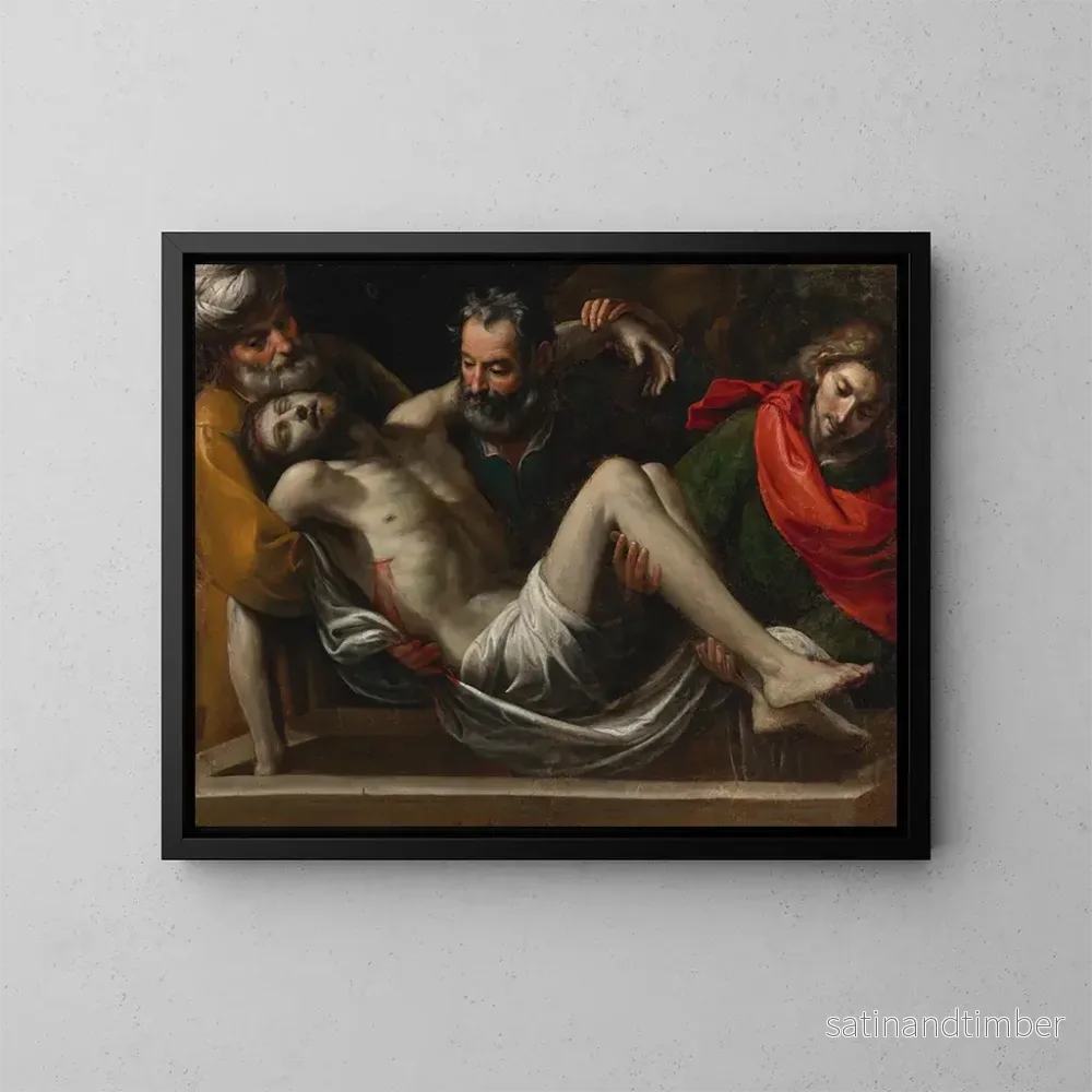 Reproduktion av målningen L'Enterrement du Christ - Giuseppe Vermiglio