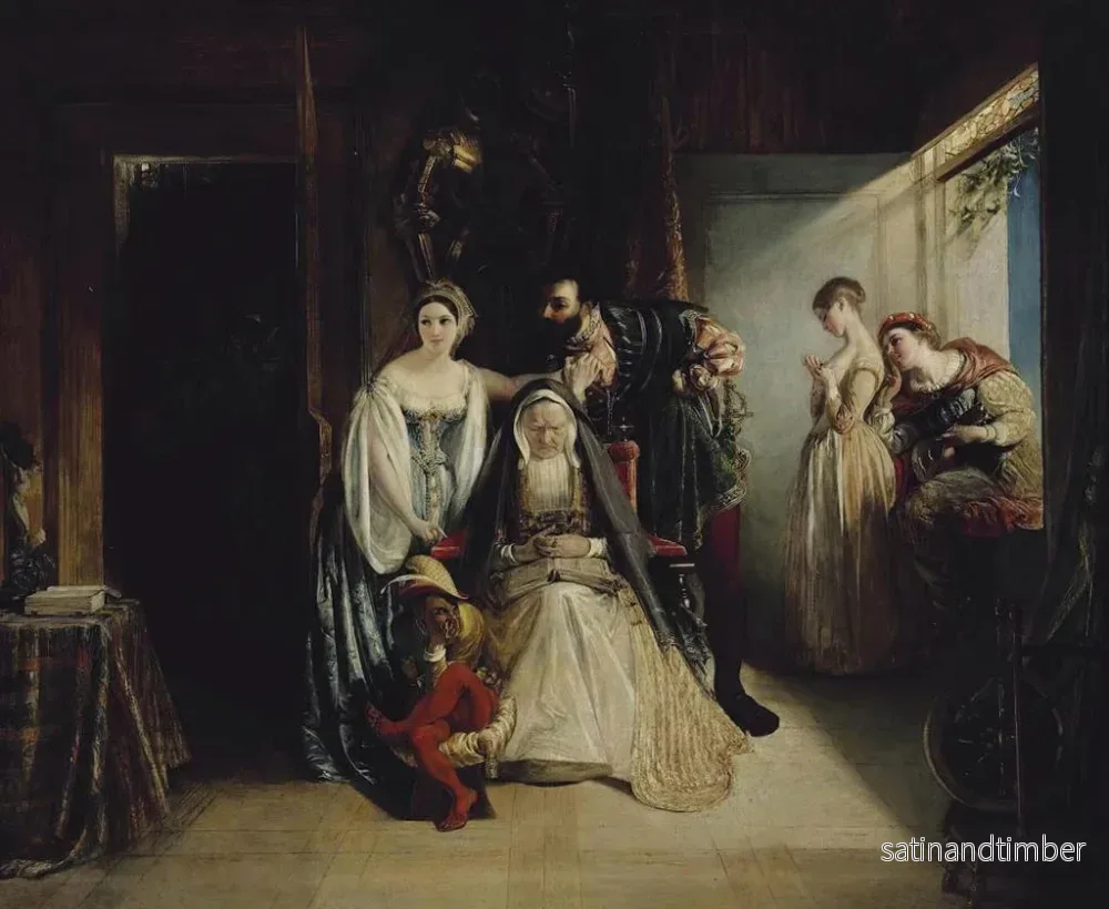 Reproduktion av målningen av François I och Diane de Poitiers - Daniel Maclise - Bild 2