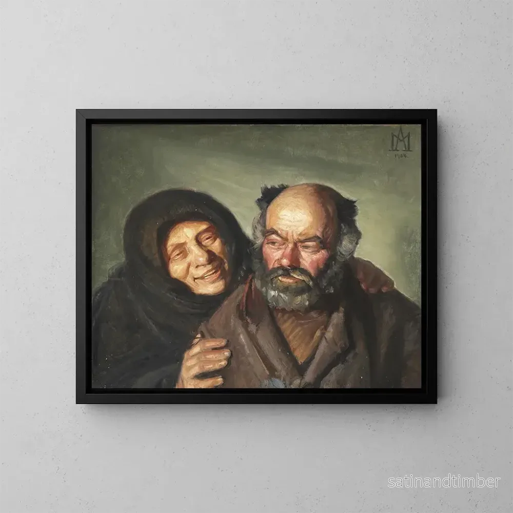 Reproduktion av målningen Bonatzi och den glada Elsie - Michael Ancher