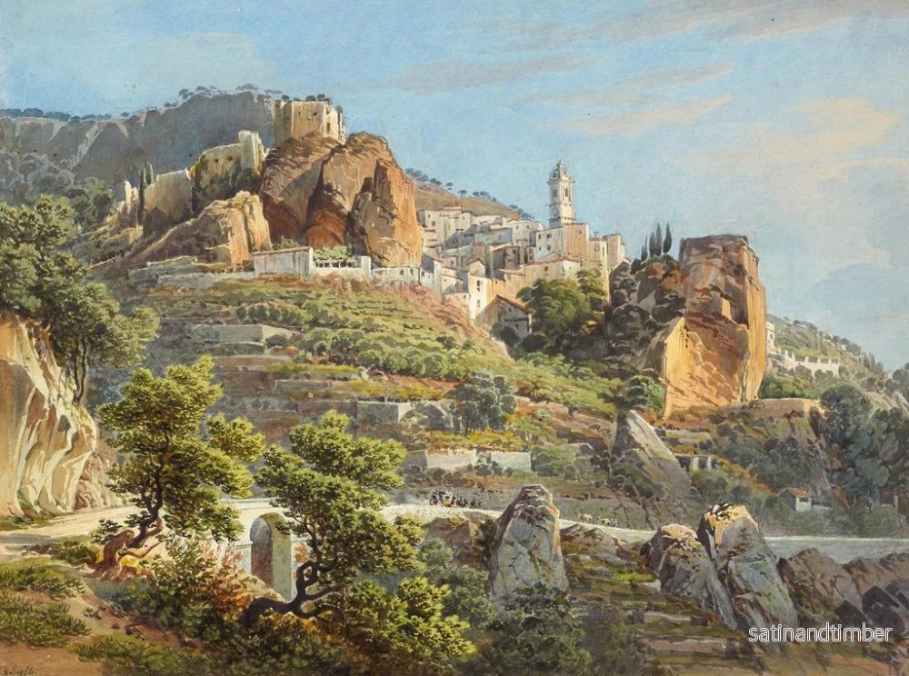 Reproduktion av målningen av den italienska staden - Gabriel Lory den yngre - Bild 2