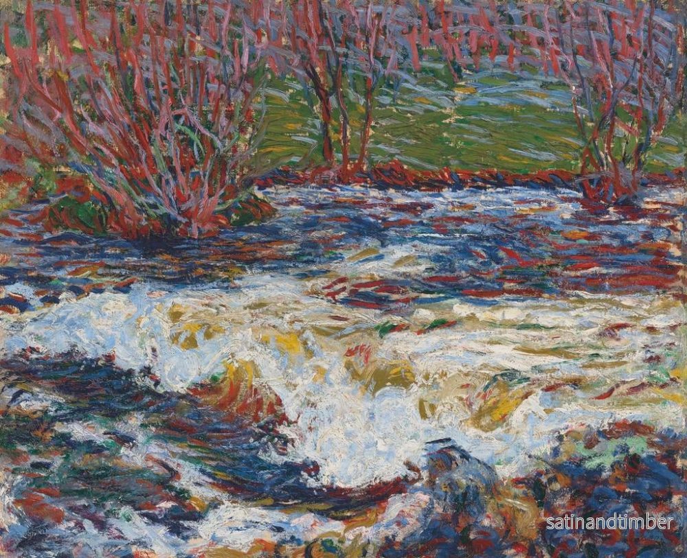 Reproduktion av målningen Le ruisseau tumultueux - Roderic O'Conor - Bild 2
