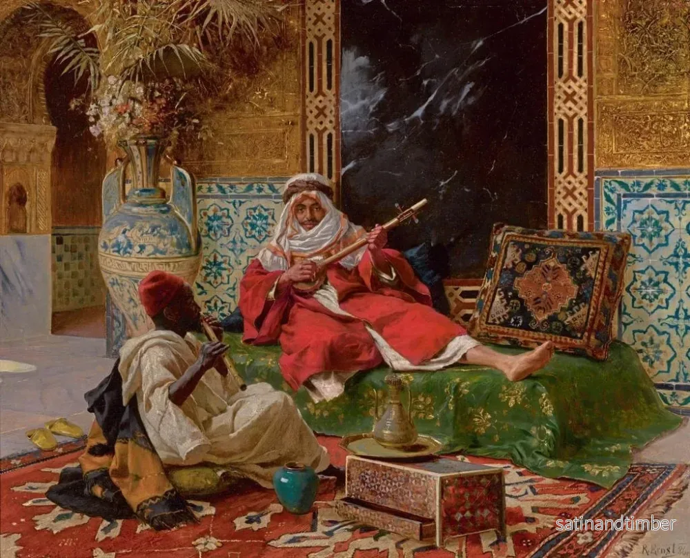 Reproduktion av målningen Les Musiciens - Rudolf Ernst - Bild 2