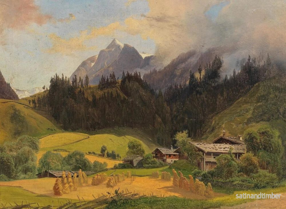 Reproduktion av målningen Partie du Pinzgau - Joseph Holzer - Bild 2