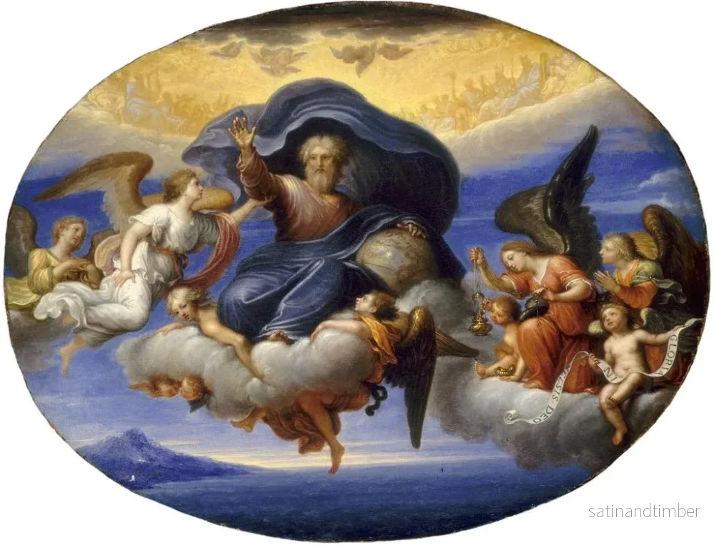 Reproduktion av målningen Gud Fader - Pierre Mignard I - Bild 2