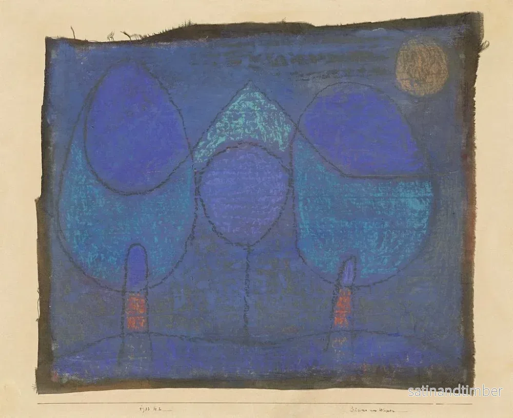 Reproduktion av målningen Banc vid vattnet - Paul Klee - Bild 2