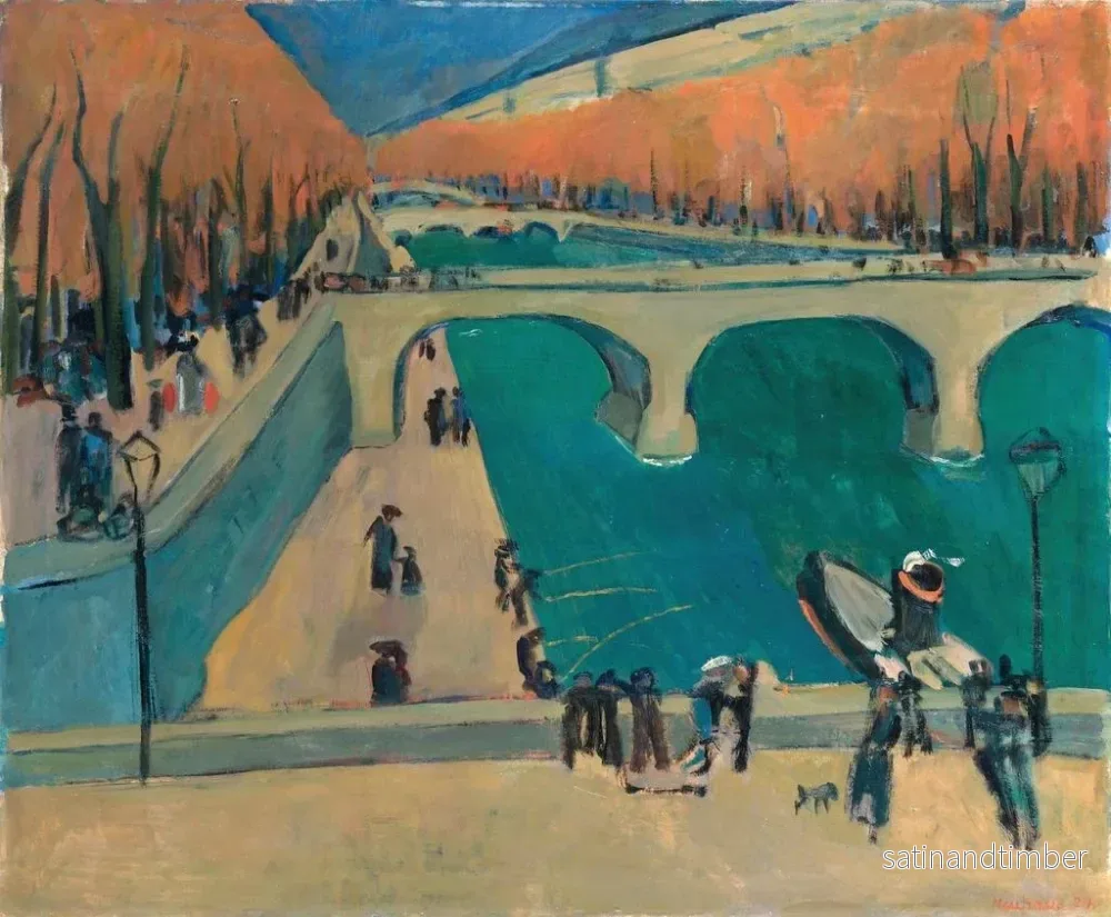 Reproduktion av målningen Höst i Paris vid Seine-floden - Werner Neuhaus - Bild 2