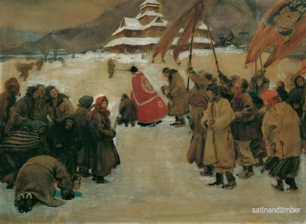 Reproduktion av målningen Jordanfest - Teodor Axentowicz - Bild 2