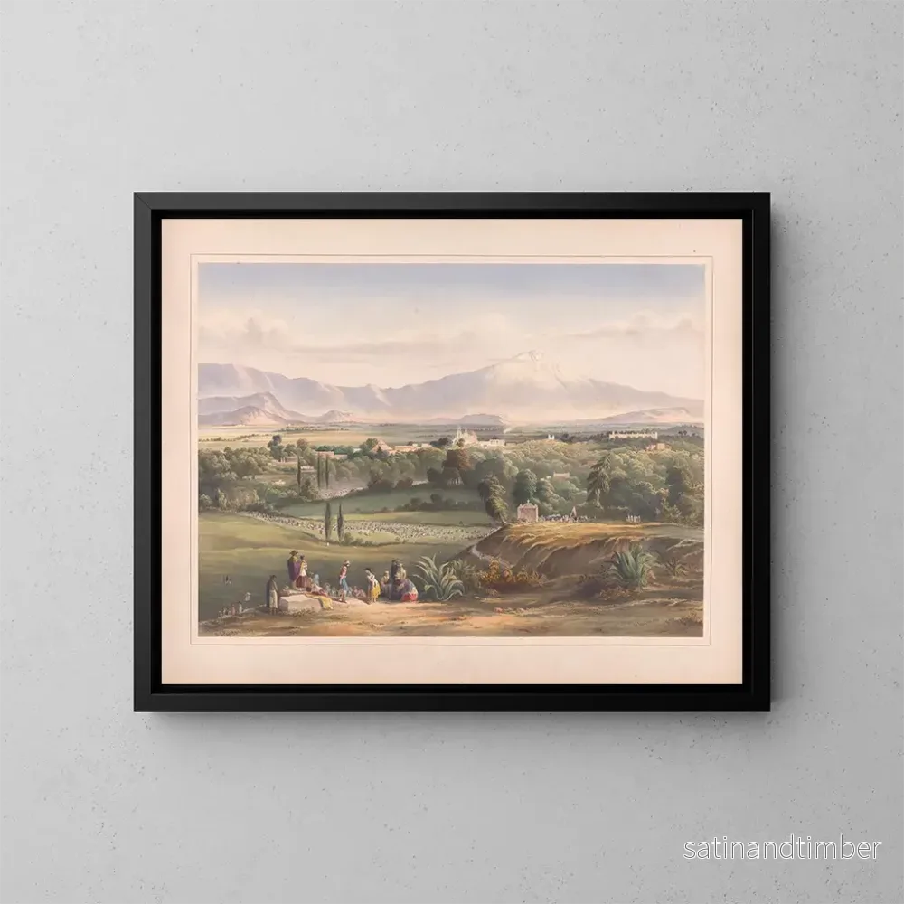 Reproduktion av målningen Vyer av Egerton i Mexiko, Pl. 12 - Daniel Thomas Egerton